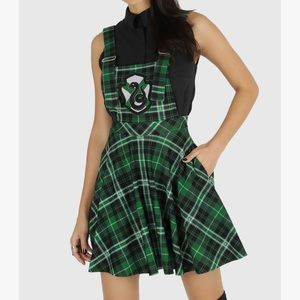 BM Tartan Slytherin apron dress